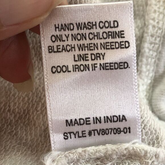 Q&A Tie Dye Exposed Seam Sweatshirt Size Small - Picture 5 of 10